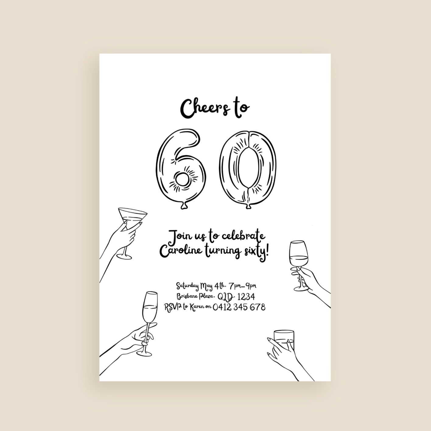 Milestone Moments Invitation