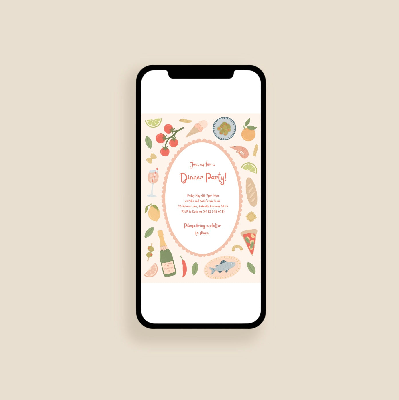 La Dolce Vita Invitation