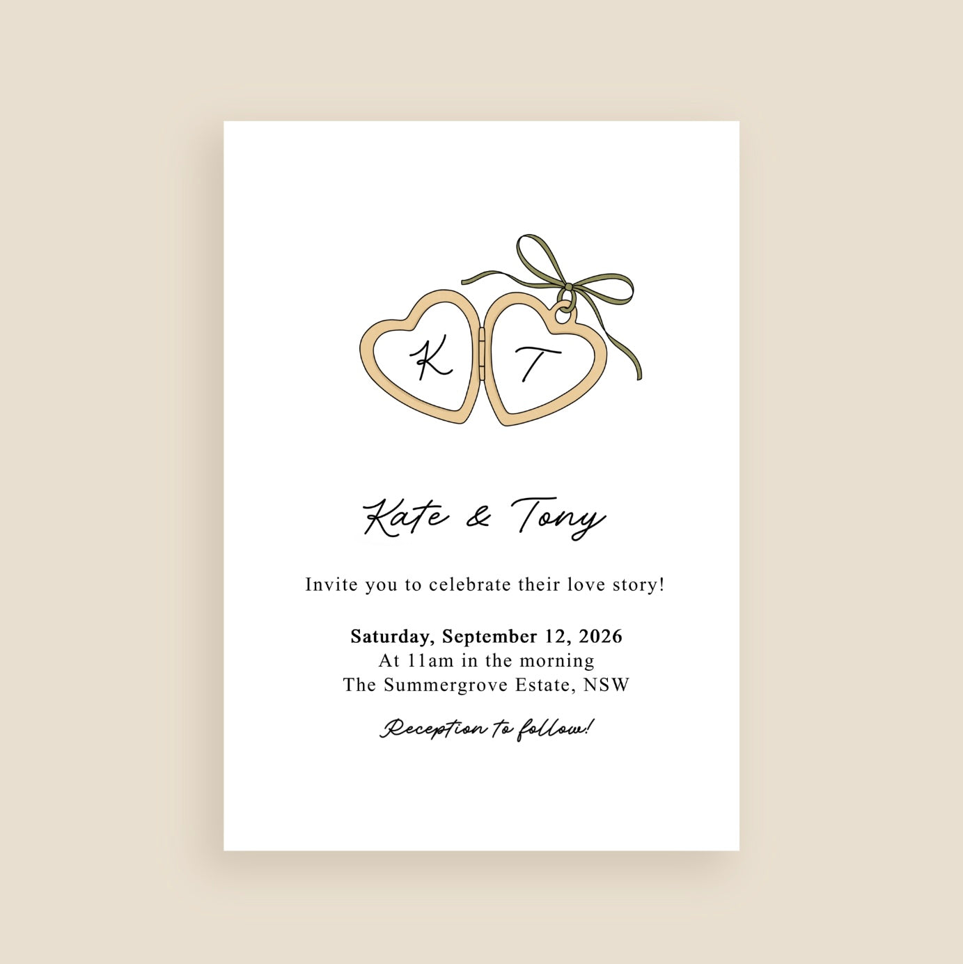 Locket Invitation