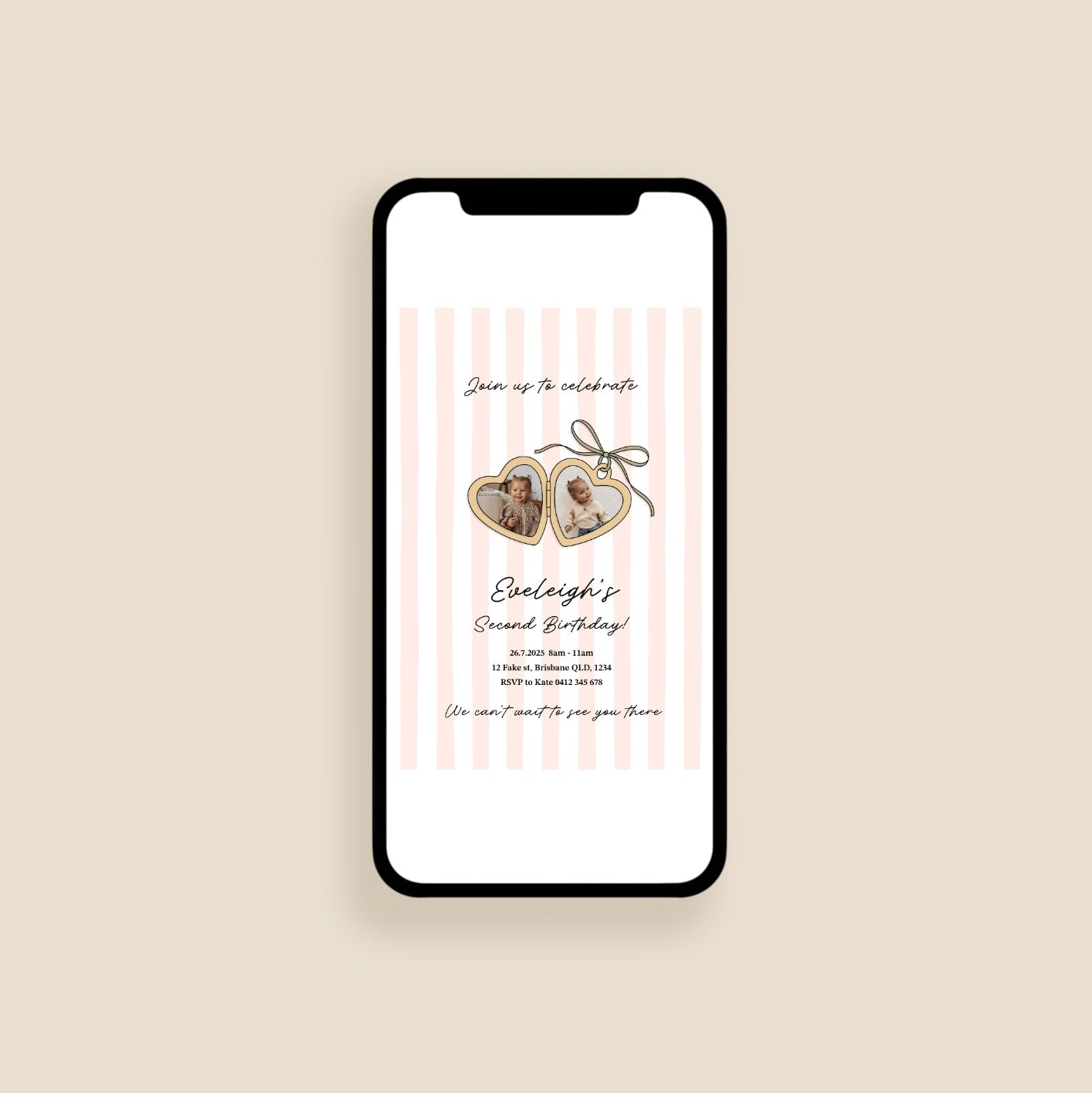Locket Invitation