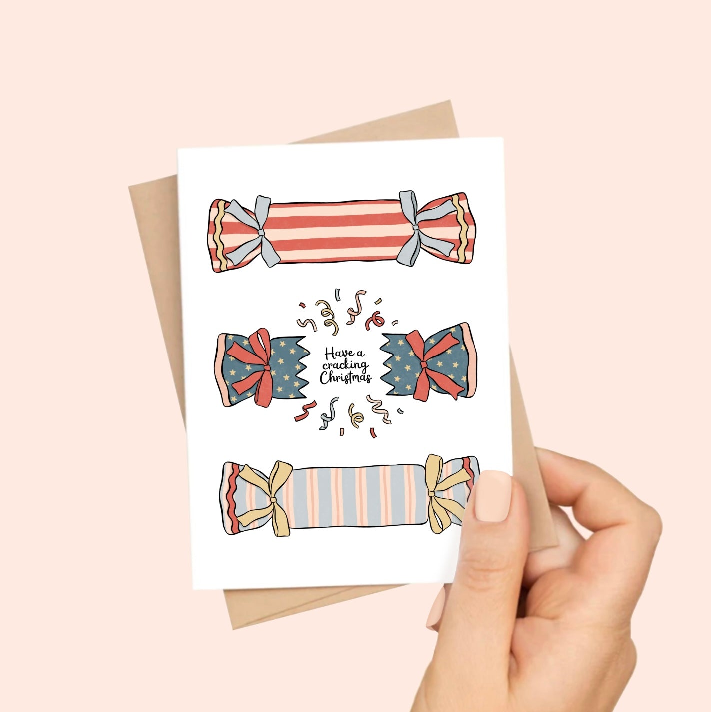 Christmas Cracker Christmas Card