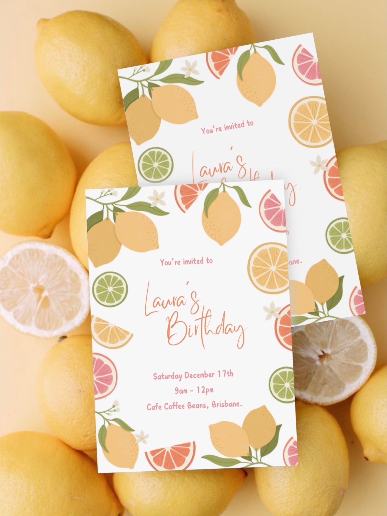 Citrus Celebration Invitation