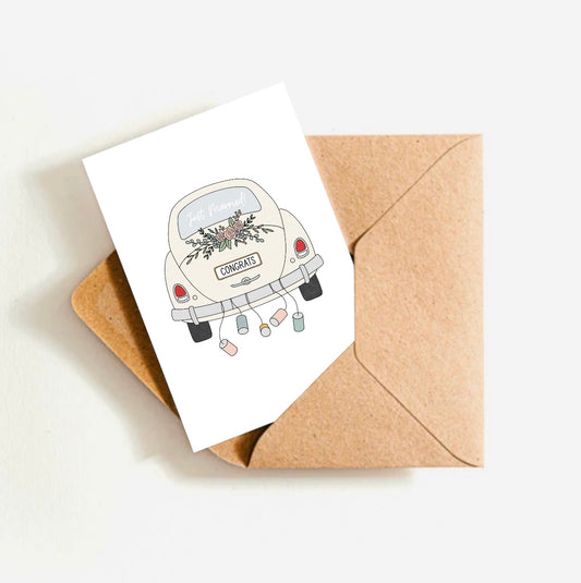 Just Married Card