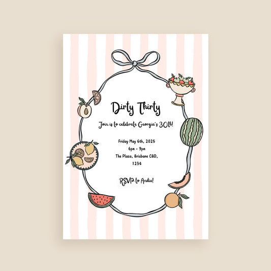 Let’s Celebrate Invitation
