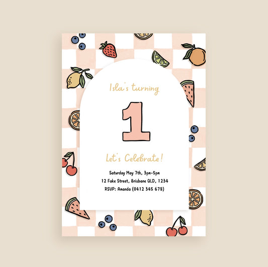 Tutti Fruity Invitation