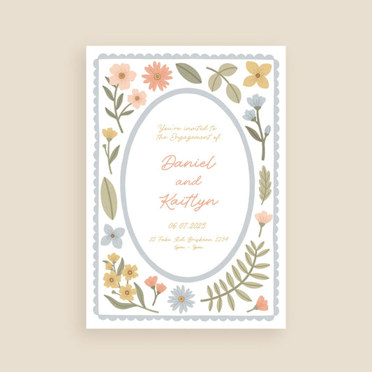 Love In Bloom Invitation