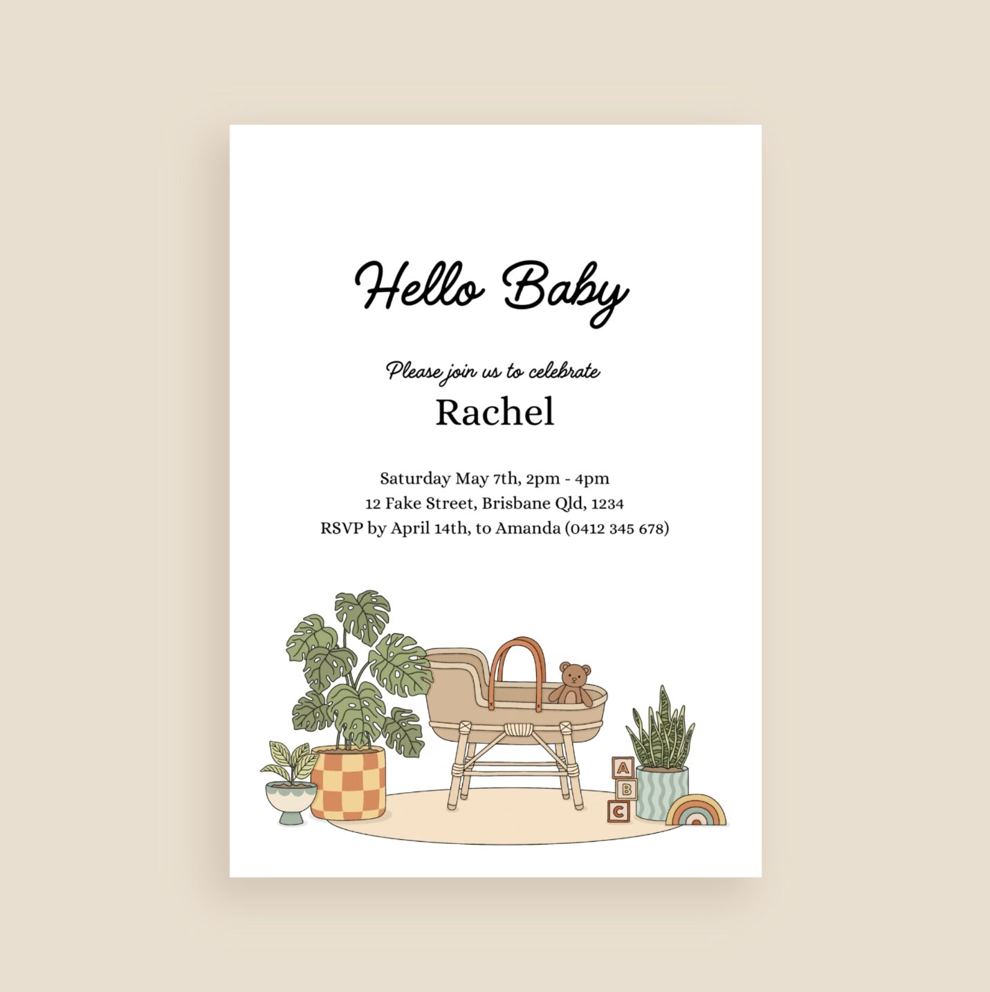 Showered in Love Invitation