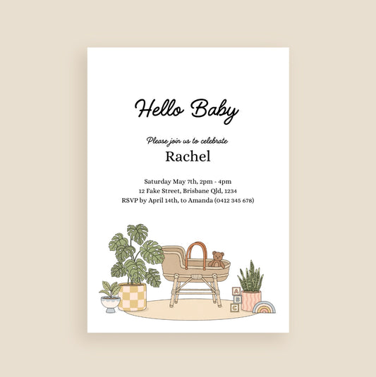 Isn’t She Lovely Invitation
