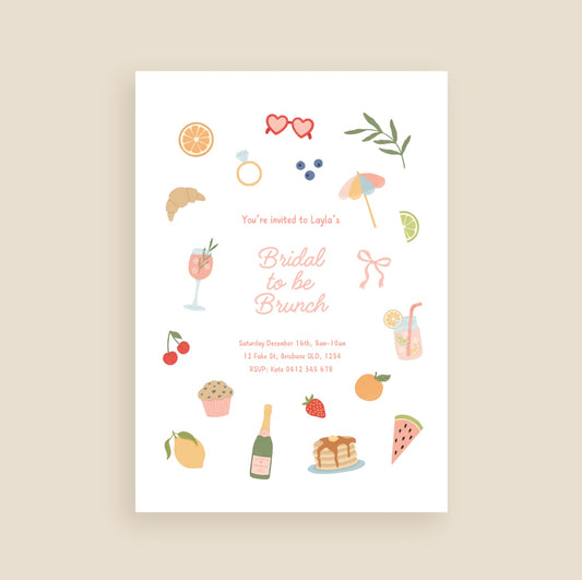 Bridal Brunch Invitation