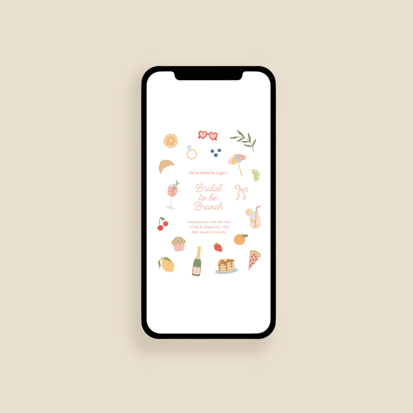 Bridal Brunch Invitation