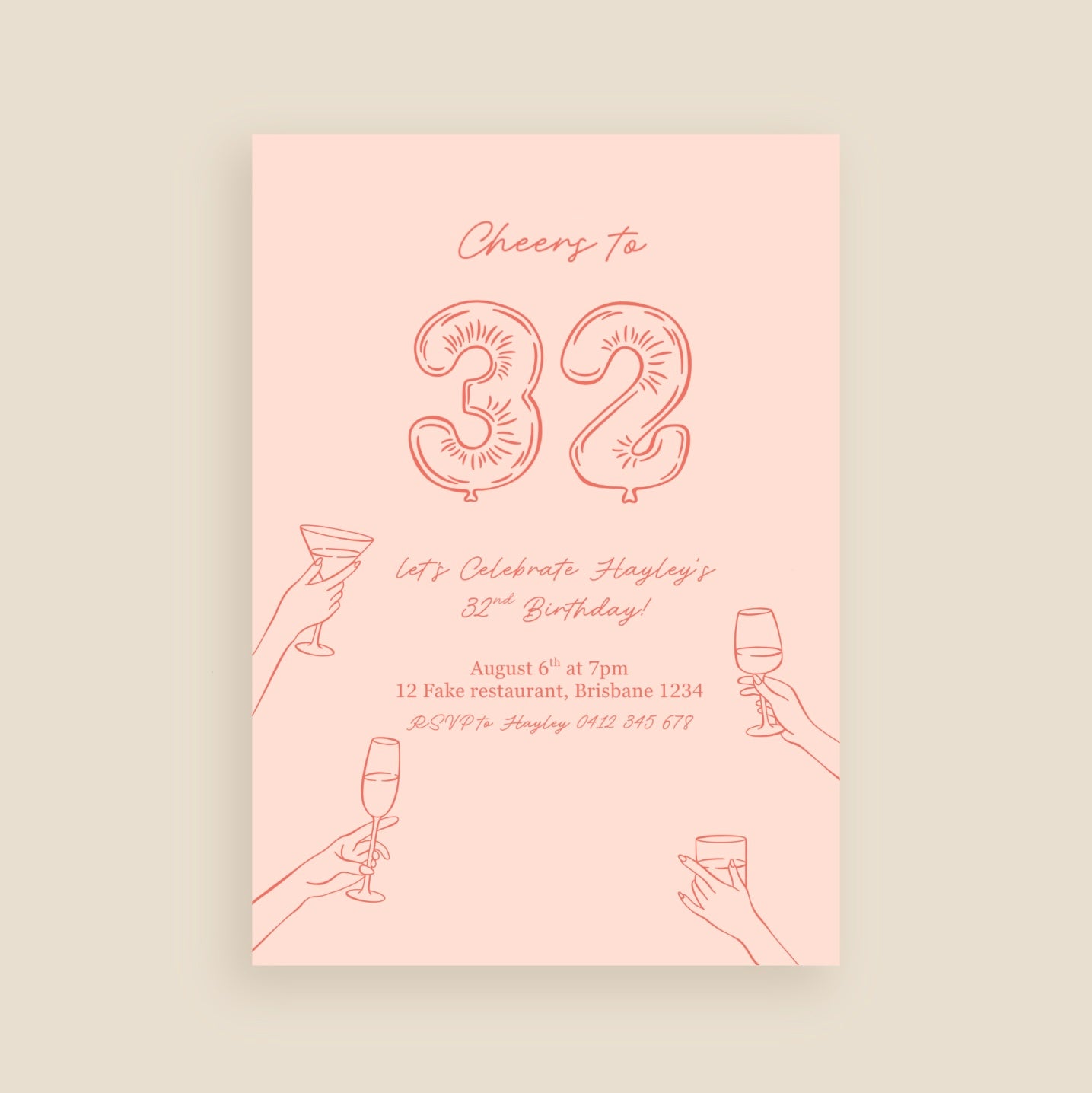 Cheers to This Invitation