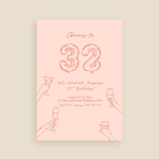 Cheers to This Invitation