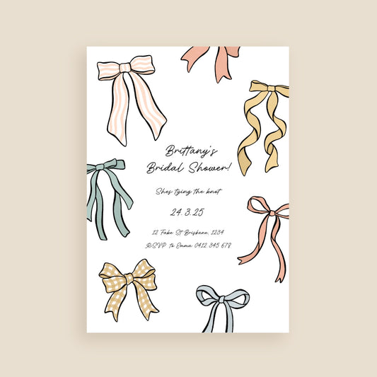 Put a Bow On It Invitation