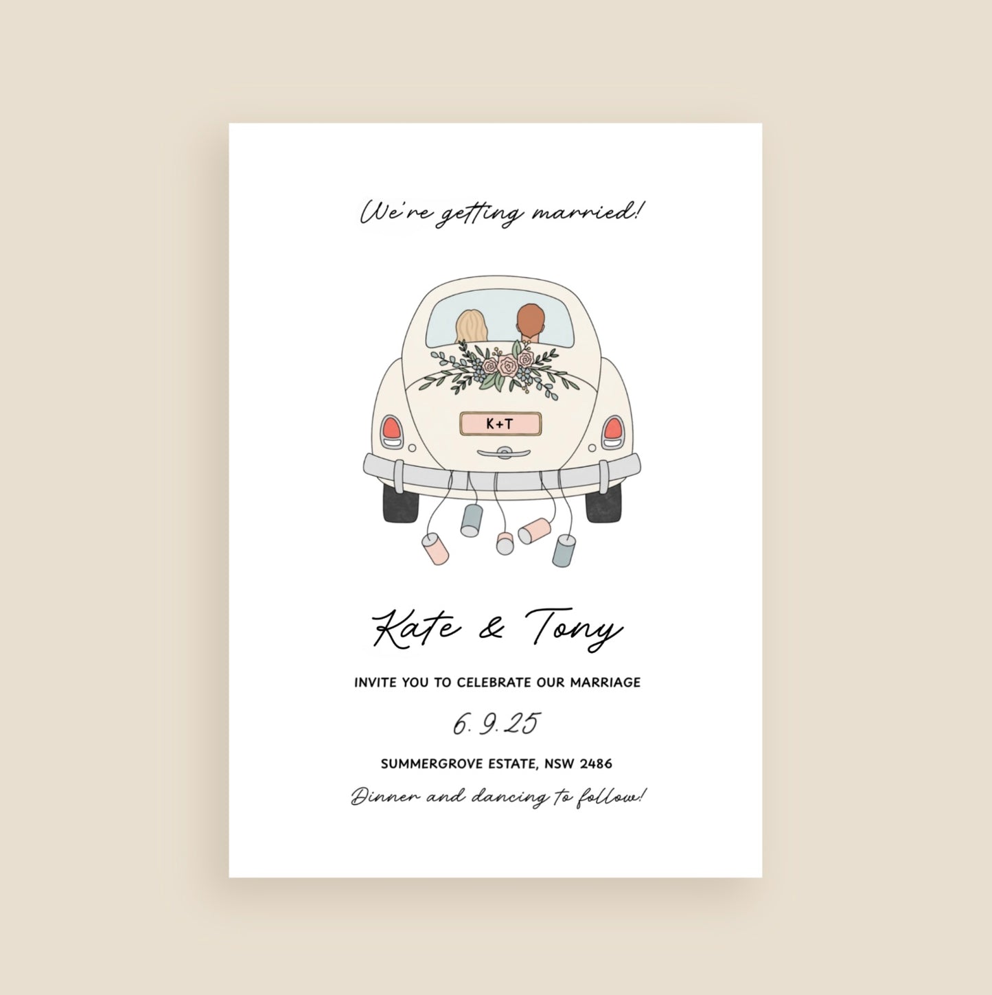 Signed, Sealed, Delivered Invitation