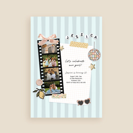 Scrapbook Invitation