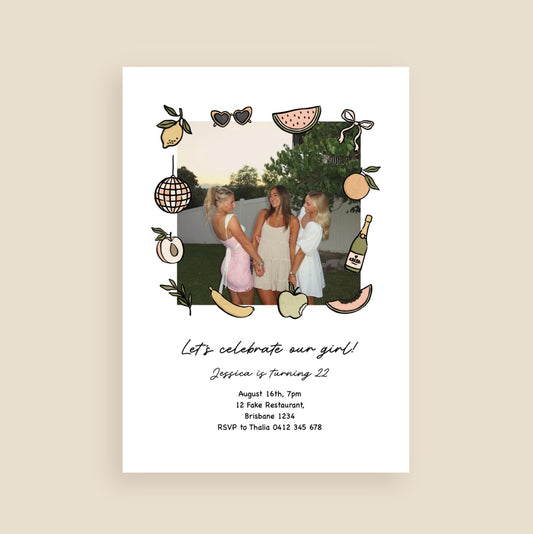 Sip & Celebrate Invitation