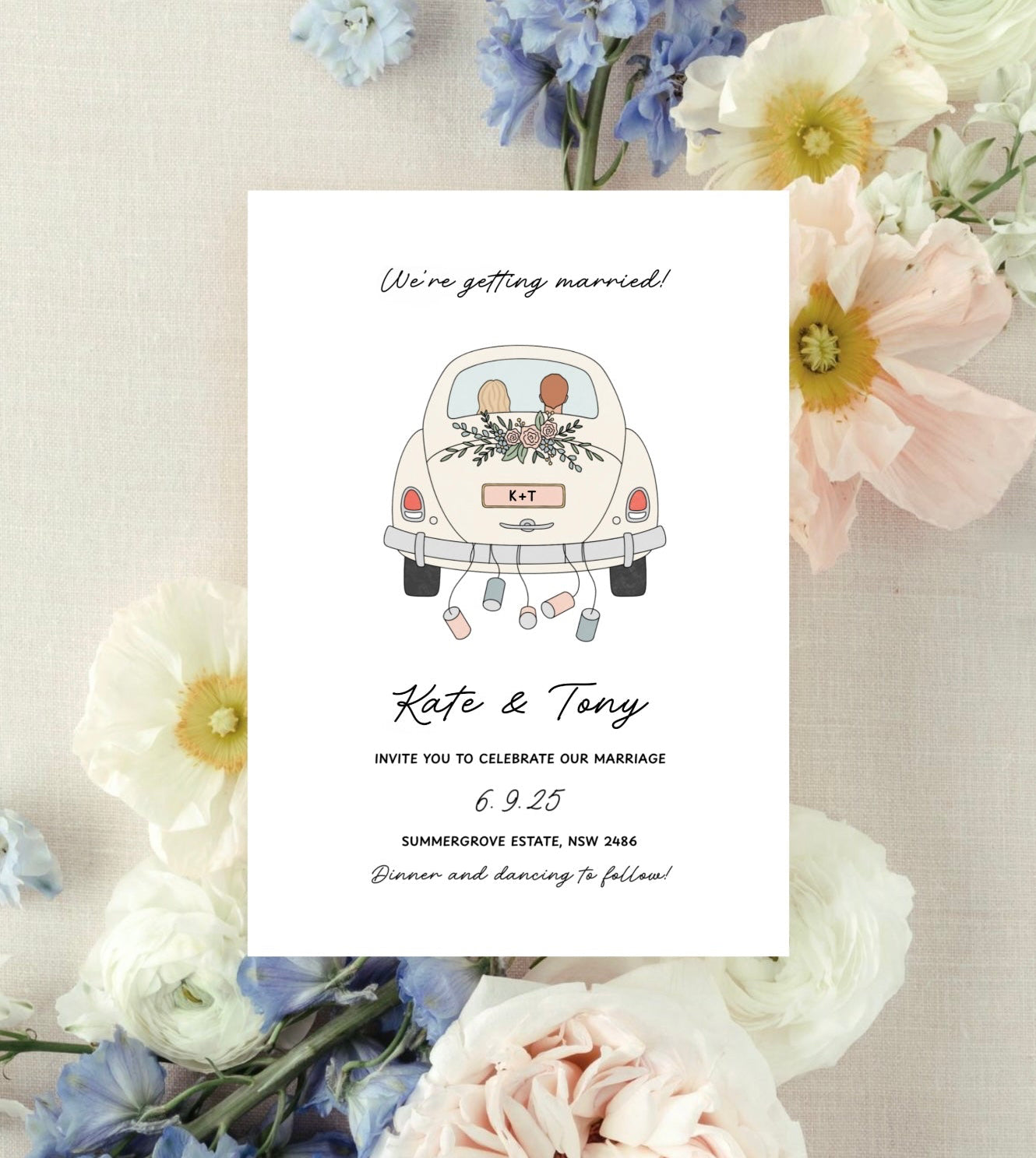 Signed, Sealed, Delivered Invitation