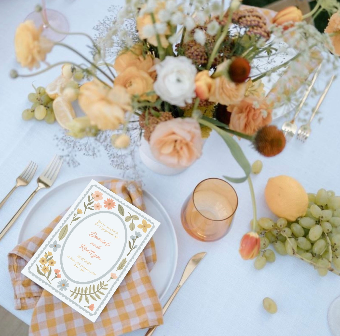 Love In Bloom Invitation