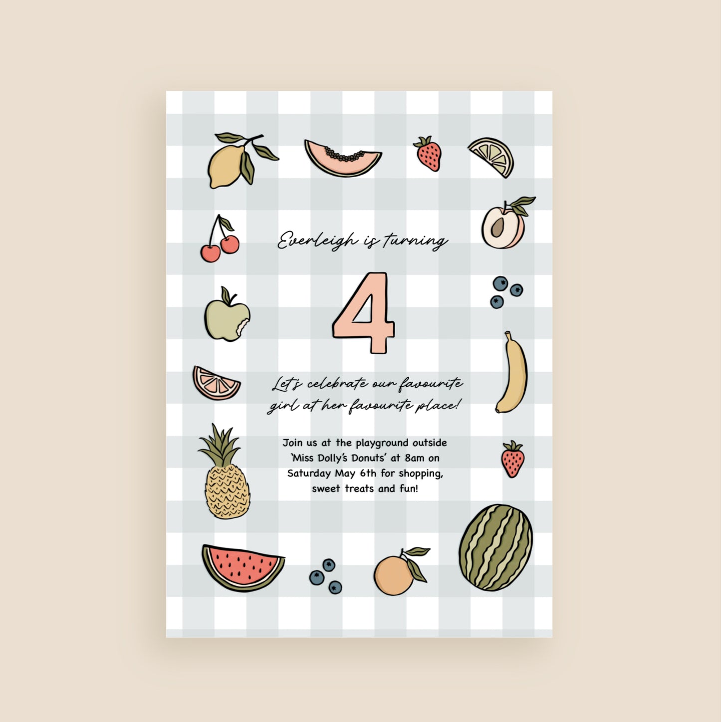 Picnic Party Invitation