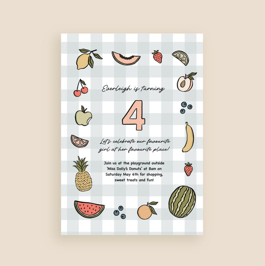 Picnic Party Invitation
