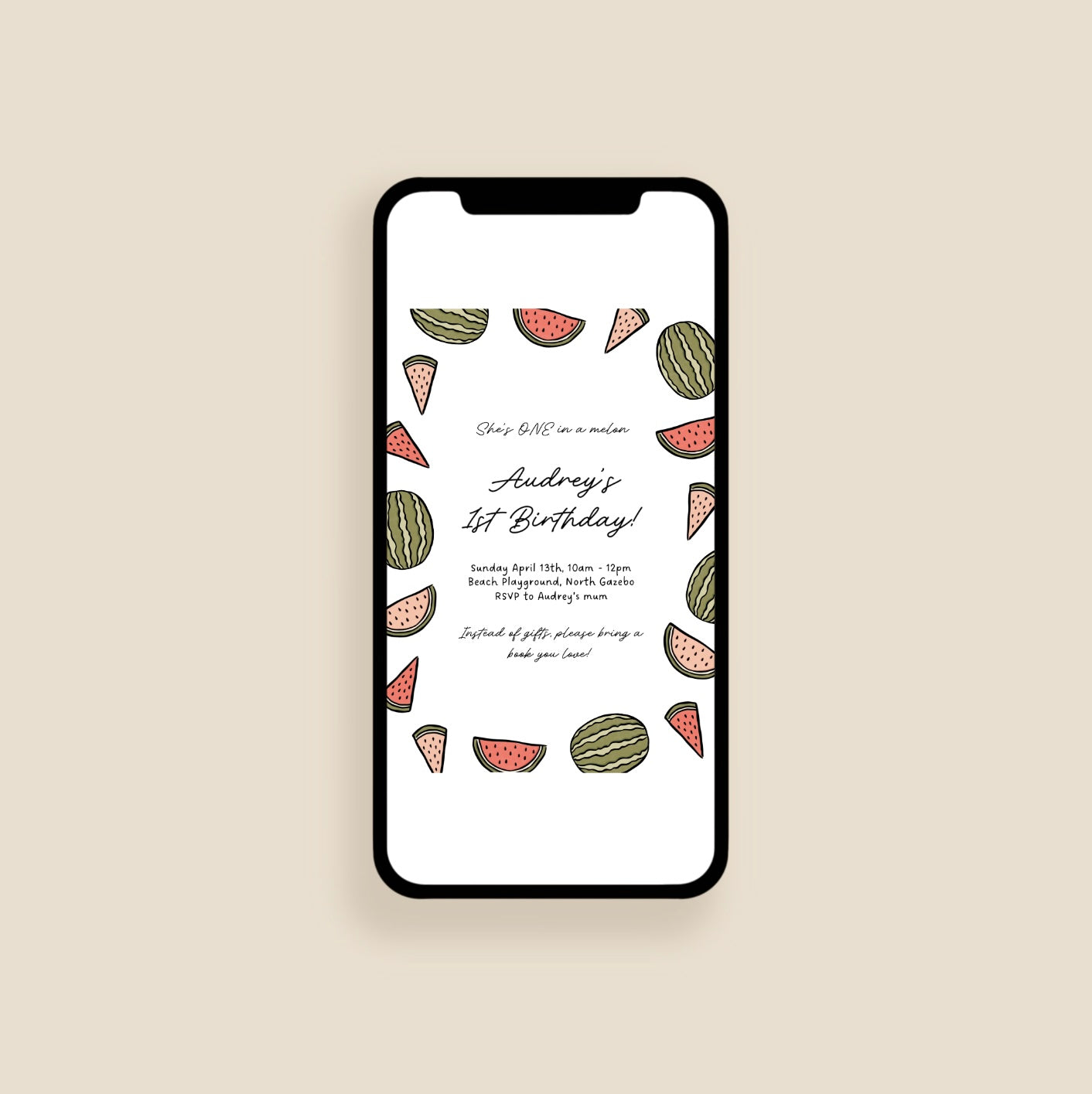 Watermelon Wishes Invitation
