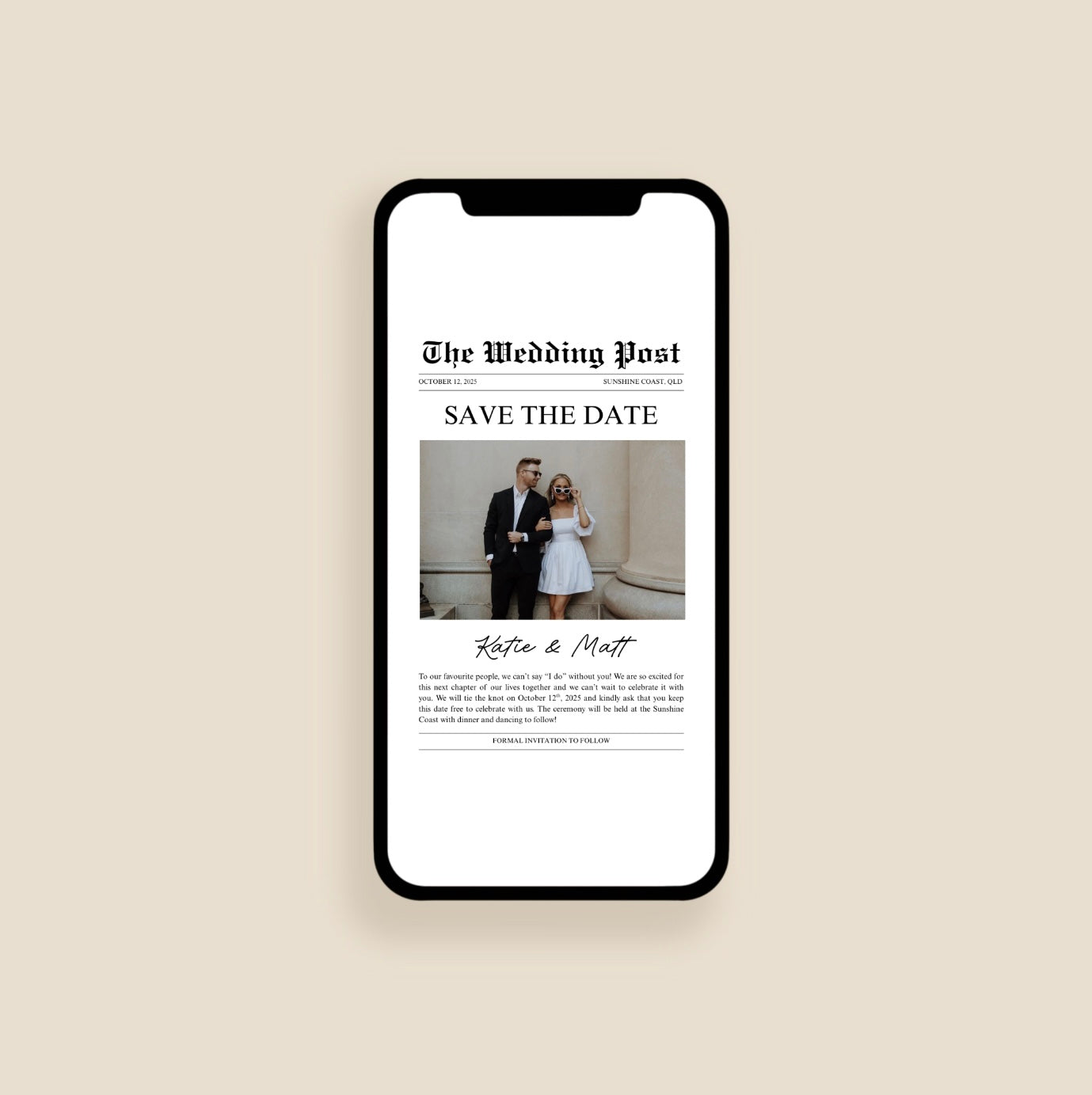 The Wedding Post Invitation