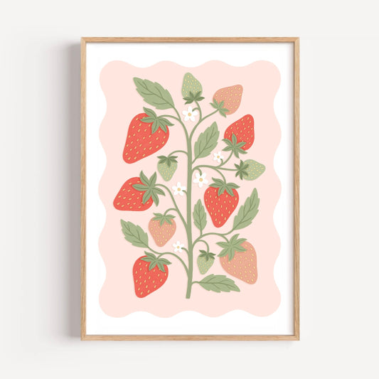 Strawberry Bliss Print