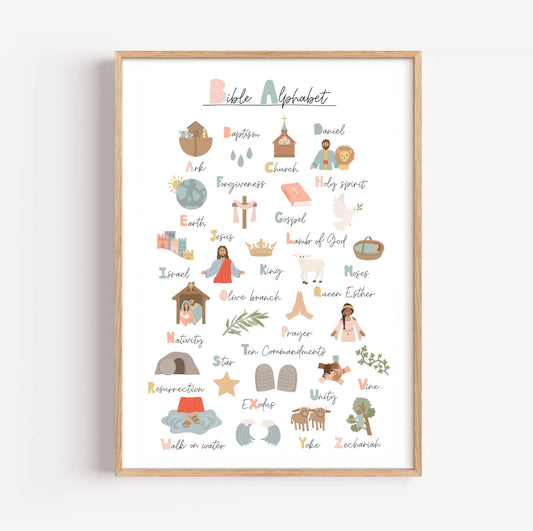 Bible Alphabet Print
