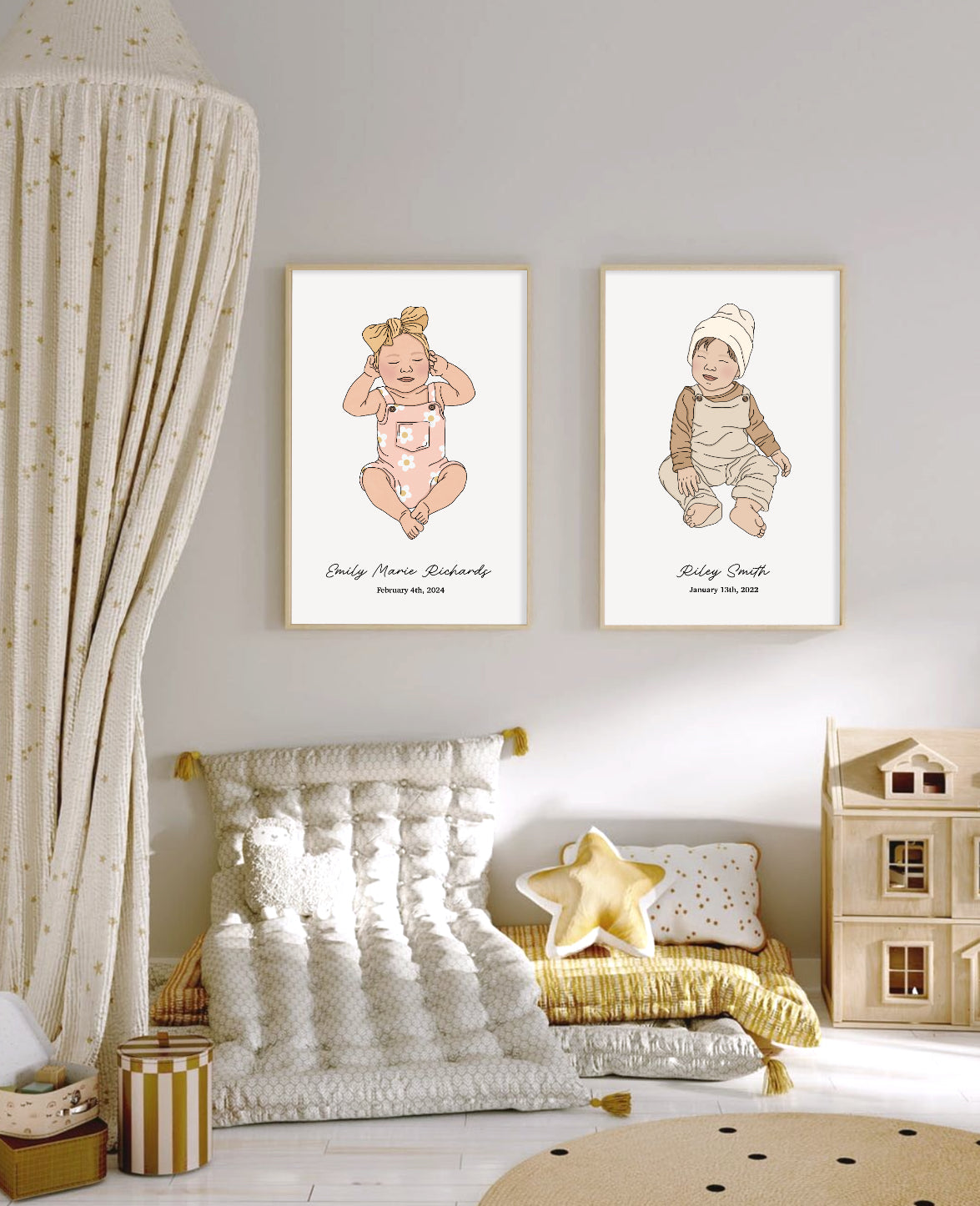 Custom Baby Illustration