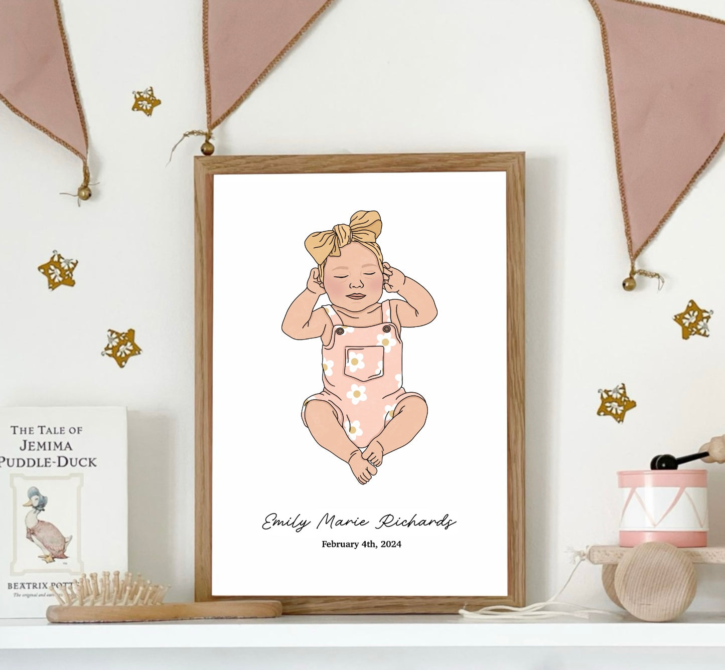 Custom Baby Illustration