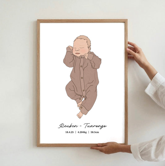 Custom Baby Illustration