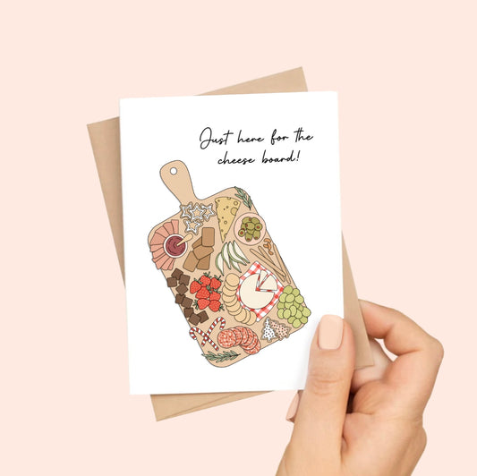 Cheese Board Christmas Card