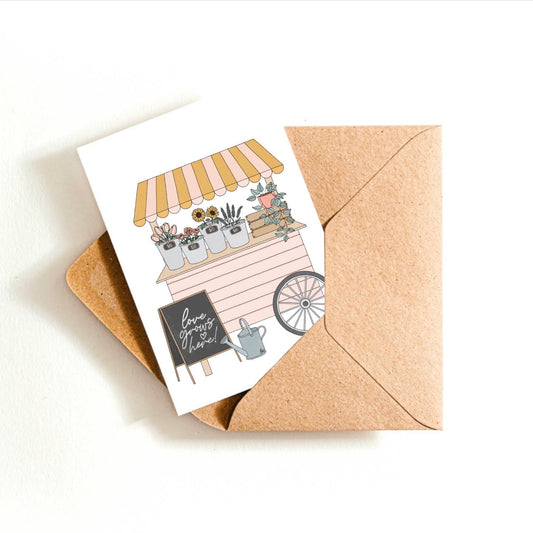 Flower Shop Card